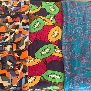 Lot of Three Lularoe OS Leggings